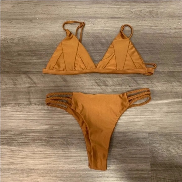 Other - Strappy olive green bikini set worn once